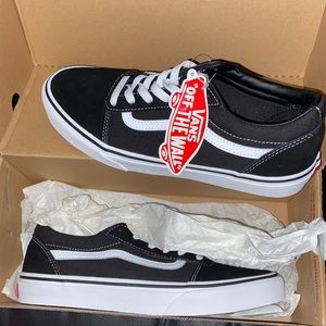 NEW never used Black and White Vans